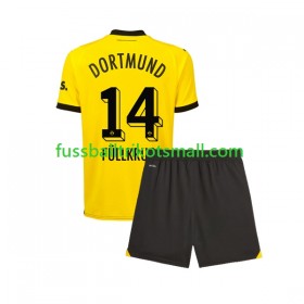 Fußballtrikots Borussia Dortmund Niclas Fullkrug 14 Kinder 2023-2024 Kurzarm Heimtrikotsatz kaufen